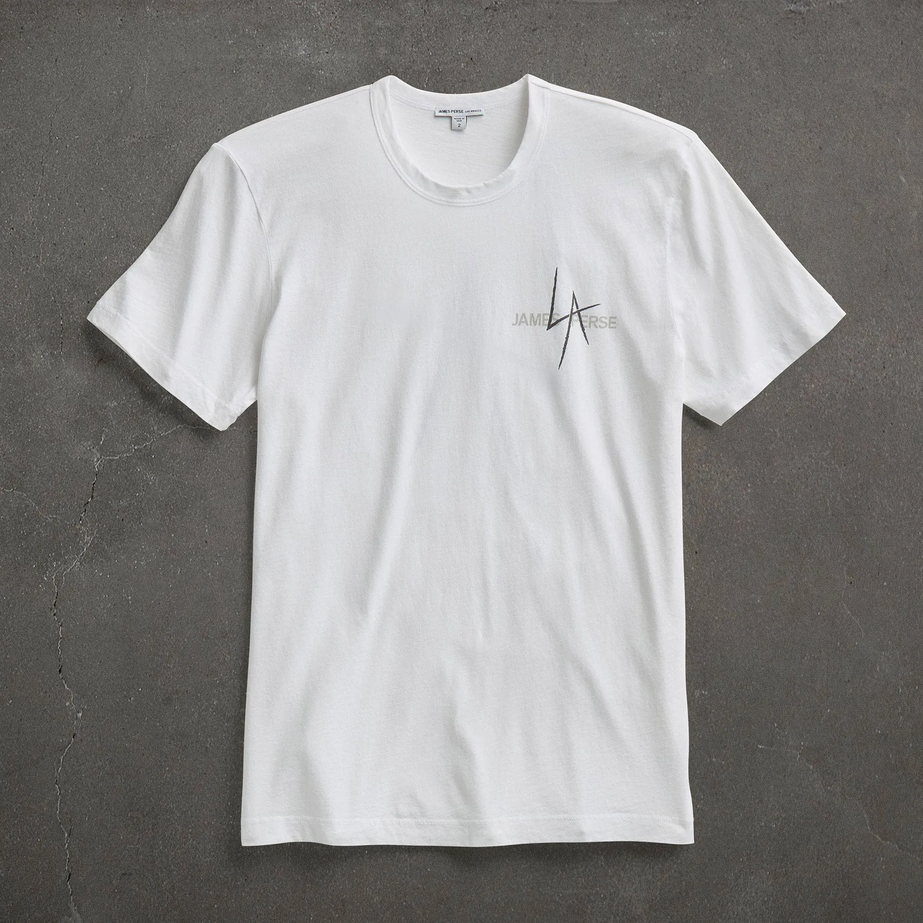 JP x LA Short Sleeve Crew - White