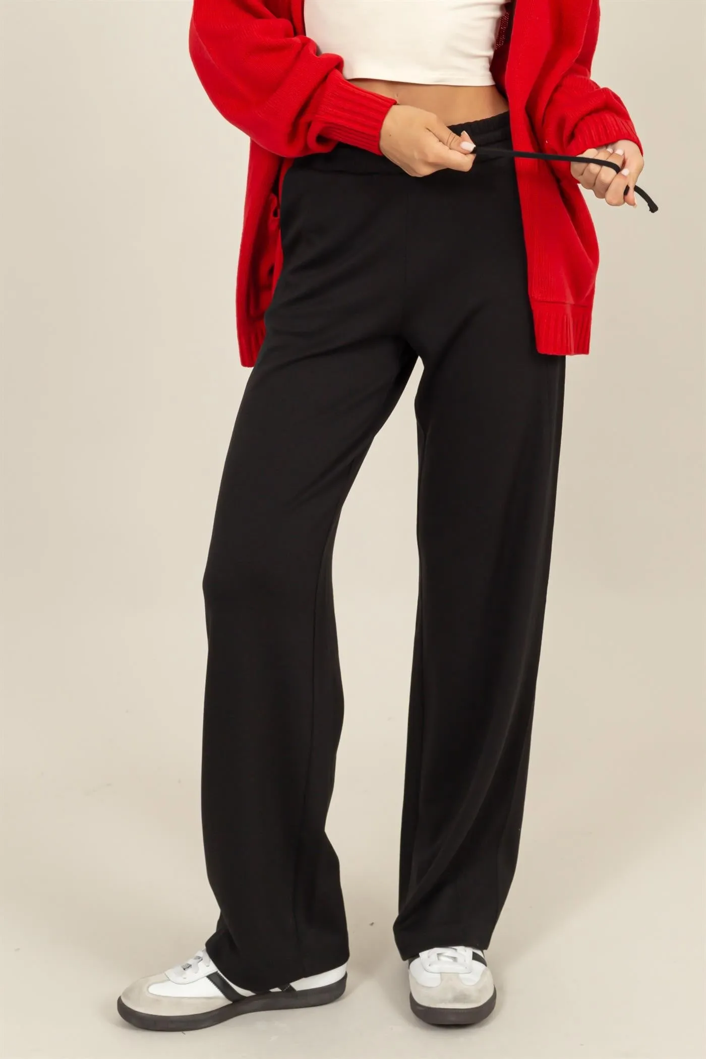 Julia- High Waist Drawstring Sweatpants