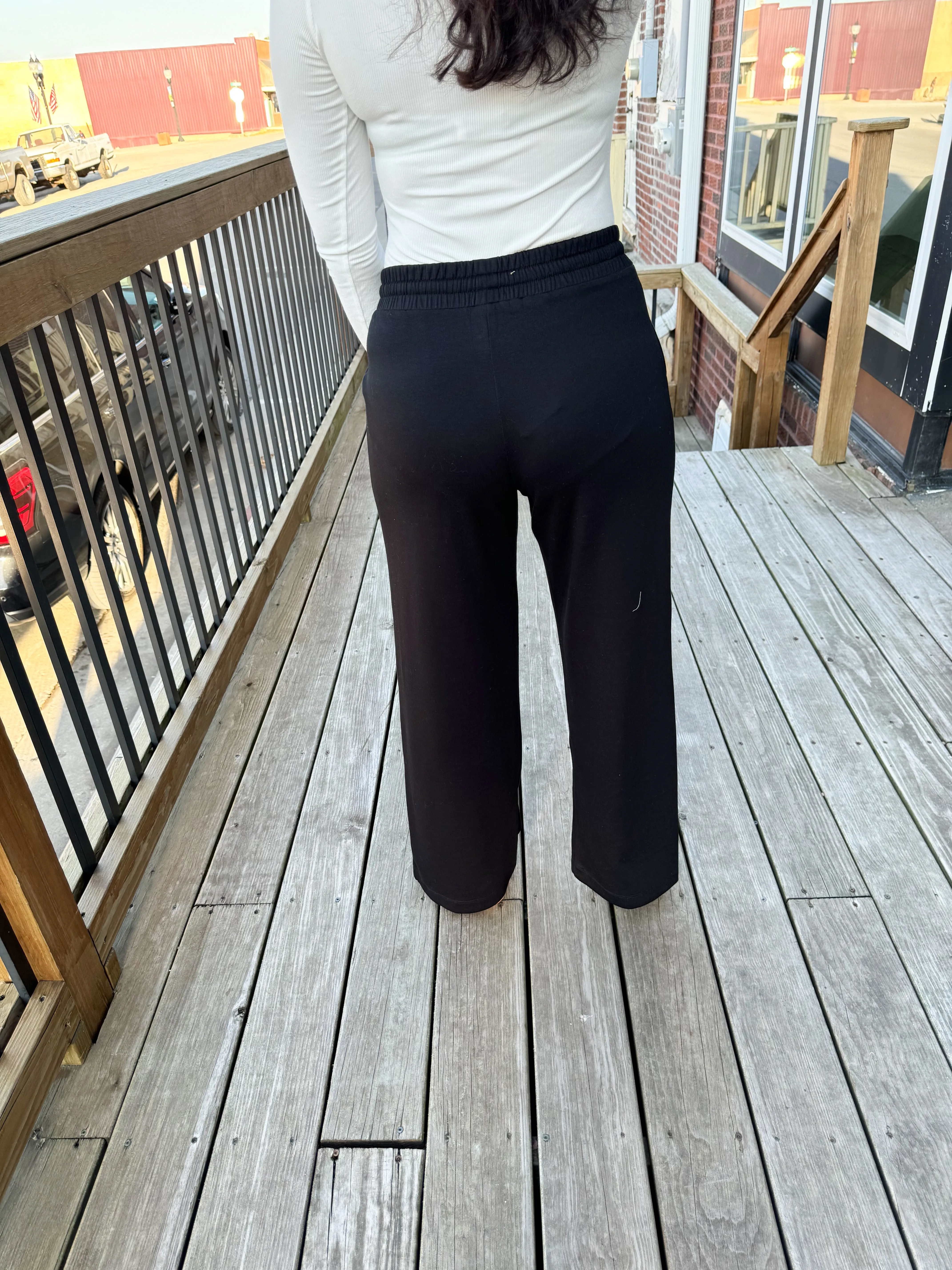 Julia- High Waist Drawstring Sweatpants