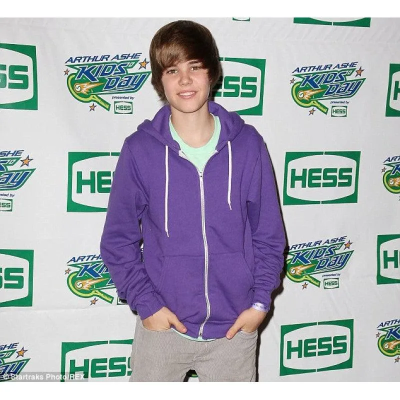 Justin Bieber Purple Hoodie