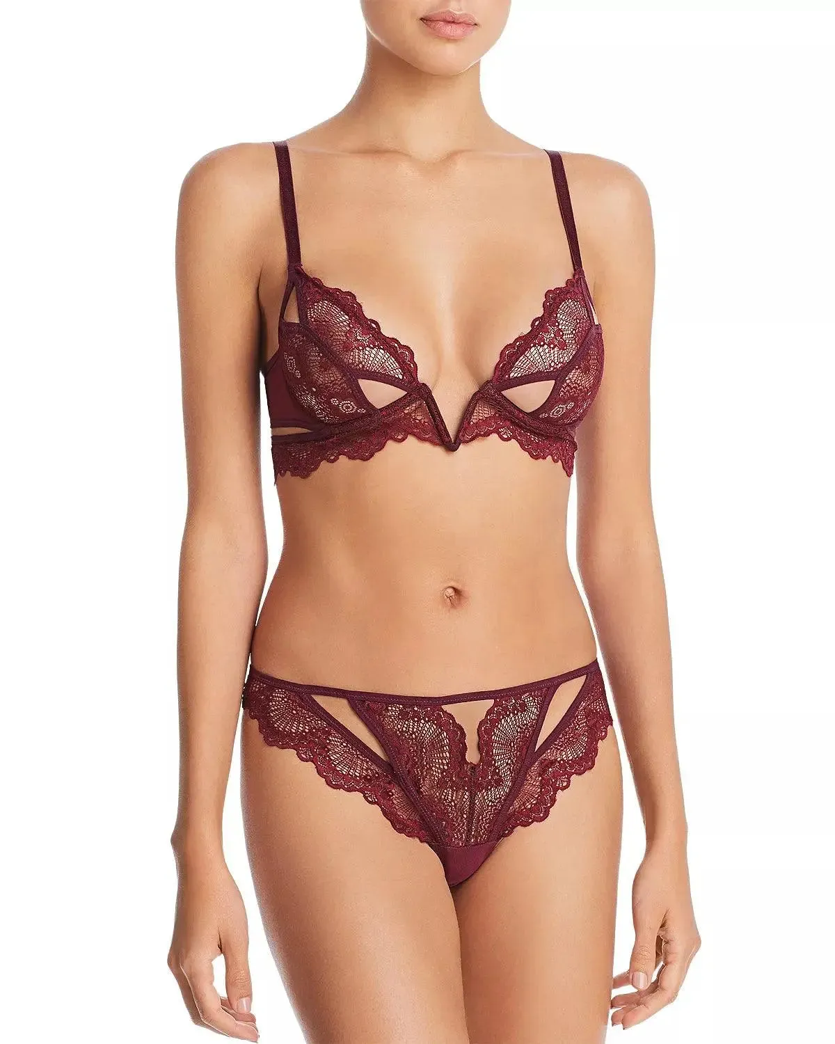 Kane Cut Out V Wire Bra