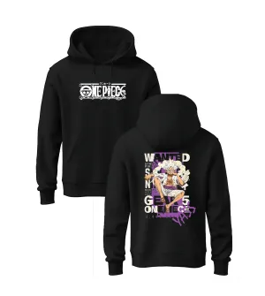 Kart Black Sun God Luffy Hoodies | Wanted Luffy