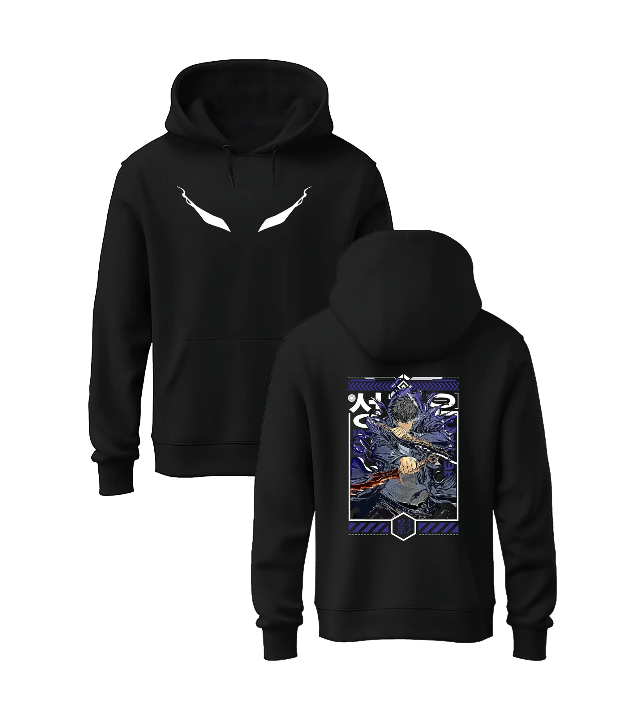 Kart Black Sung Jin Woo’s Lethal Edition Hoodies | Solo Leveling