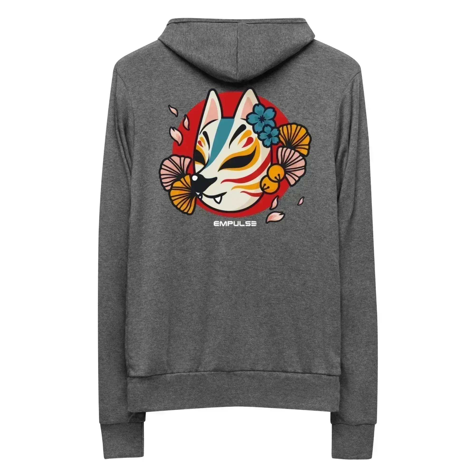Kitsune Mask Lightweight Zip Hoodie