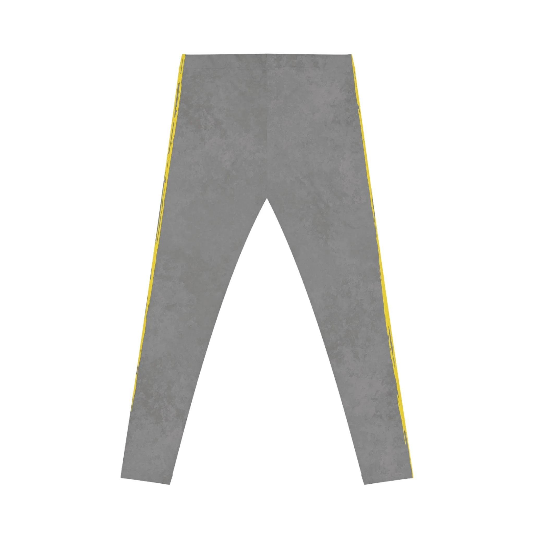 Know Jesus - Yellow and Gray Marbled Leggings