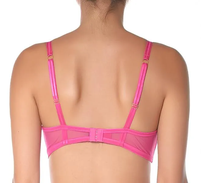 Ladies Night Underwire Bra - Fuchsia -