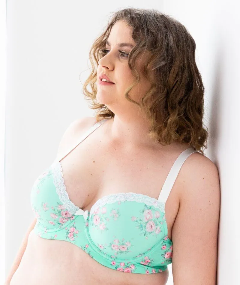 Lady Emprezz Laverne Underwire Contour Bra - Aqua Vintage