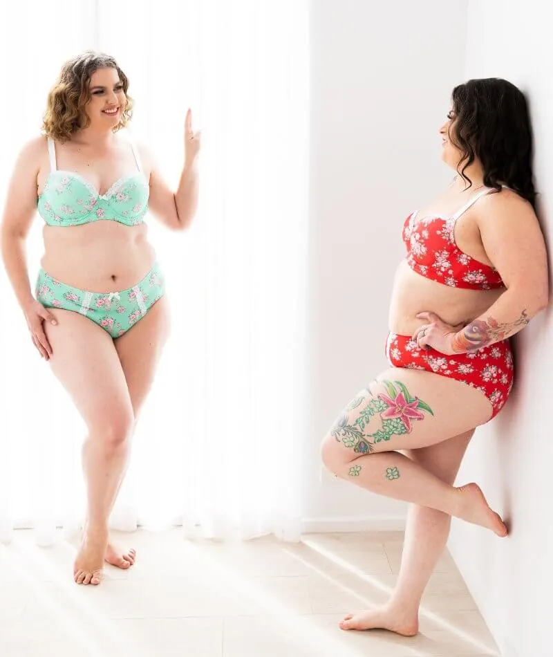 Lady Emprezz Laverne Underwire Contour Bra - Aqua Vintage