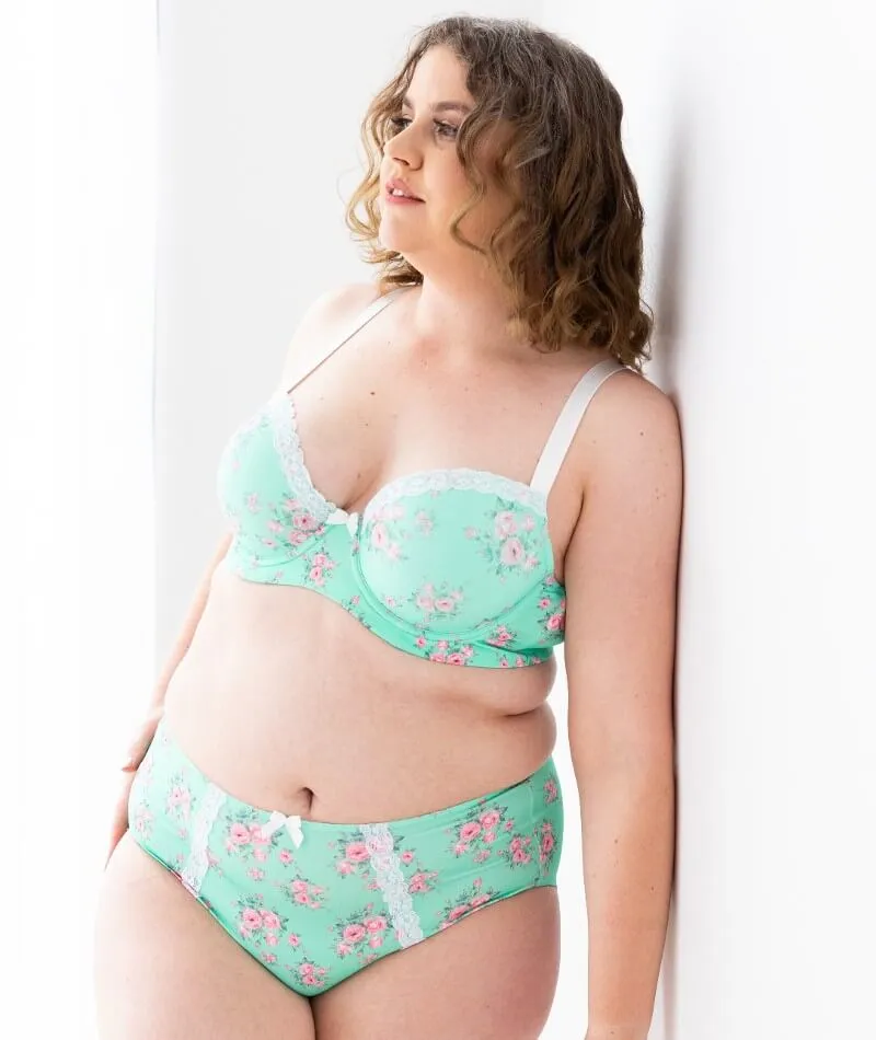 Lady Emprezz Laverne Underwire Contour Bra - Aqua Vintage
