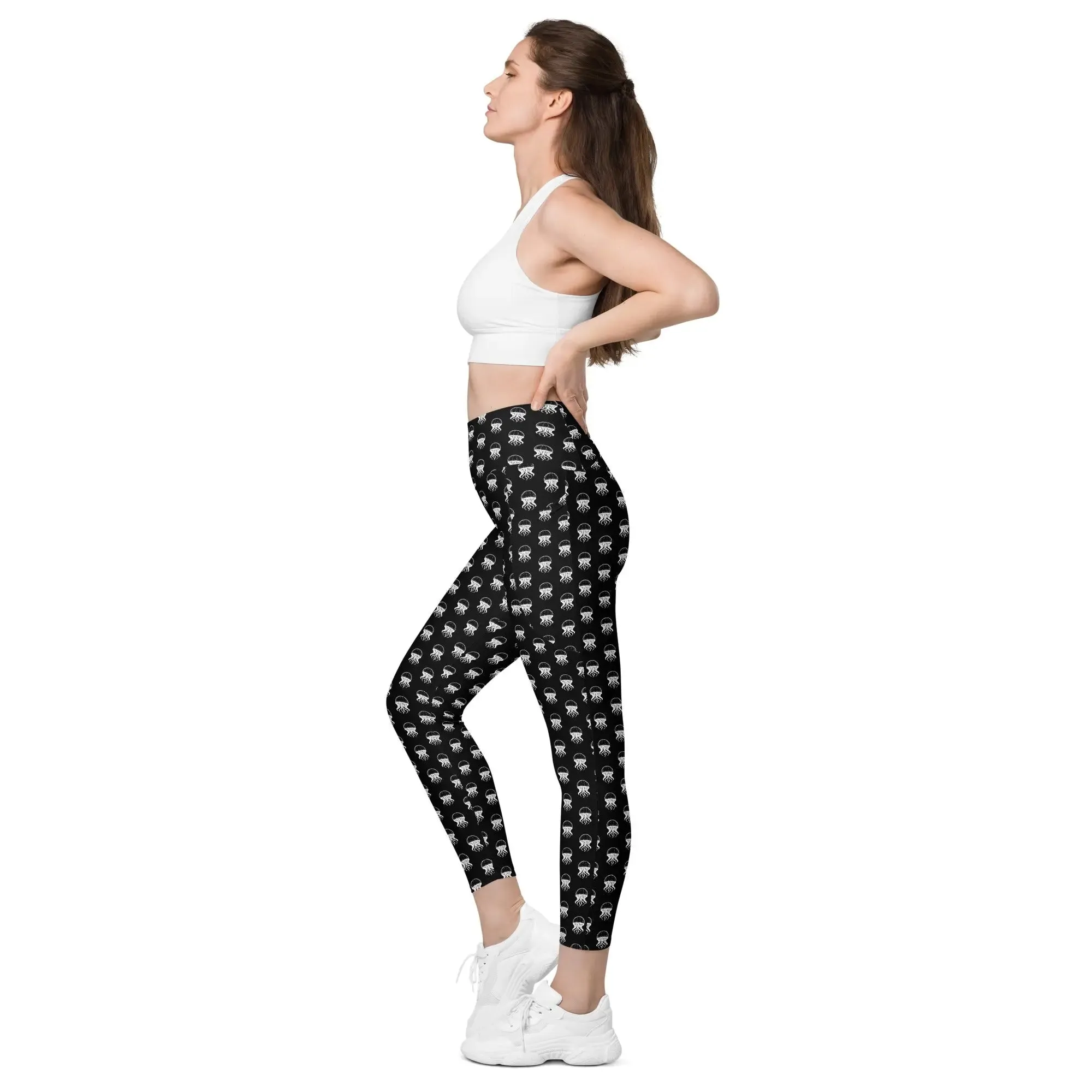 Leggings with Pockets Jellyfish Invaders