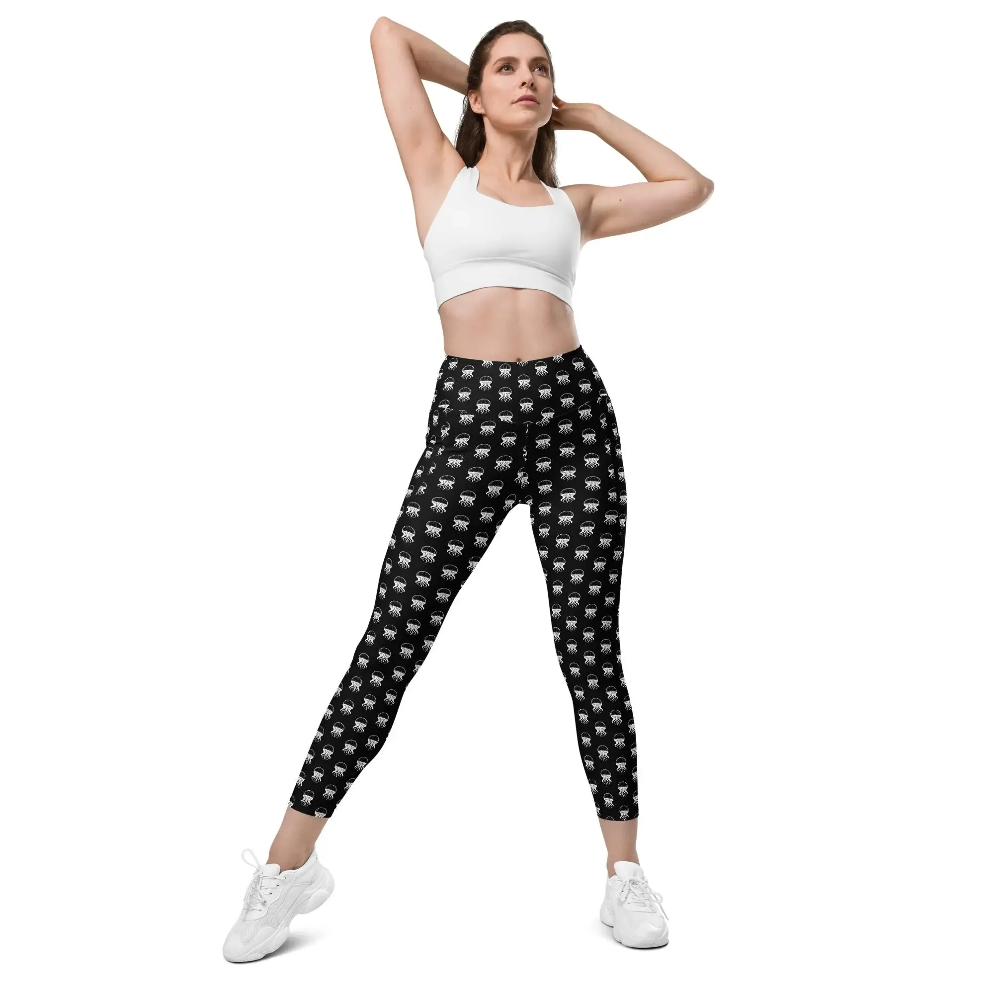 Leggings with Pockets Jellyfish Invaders