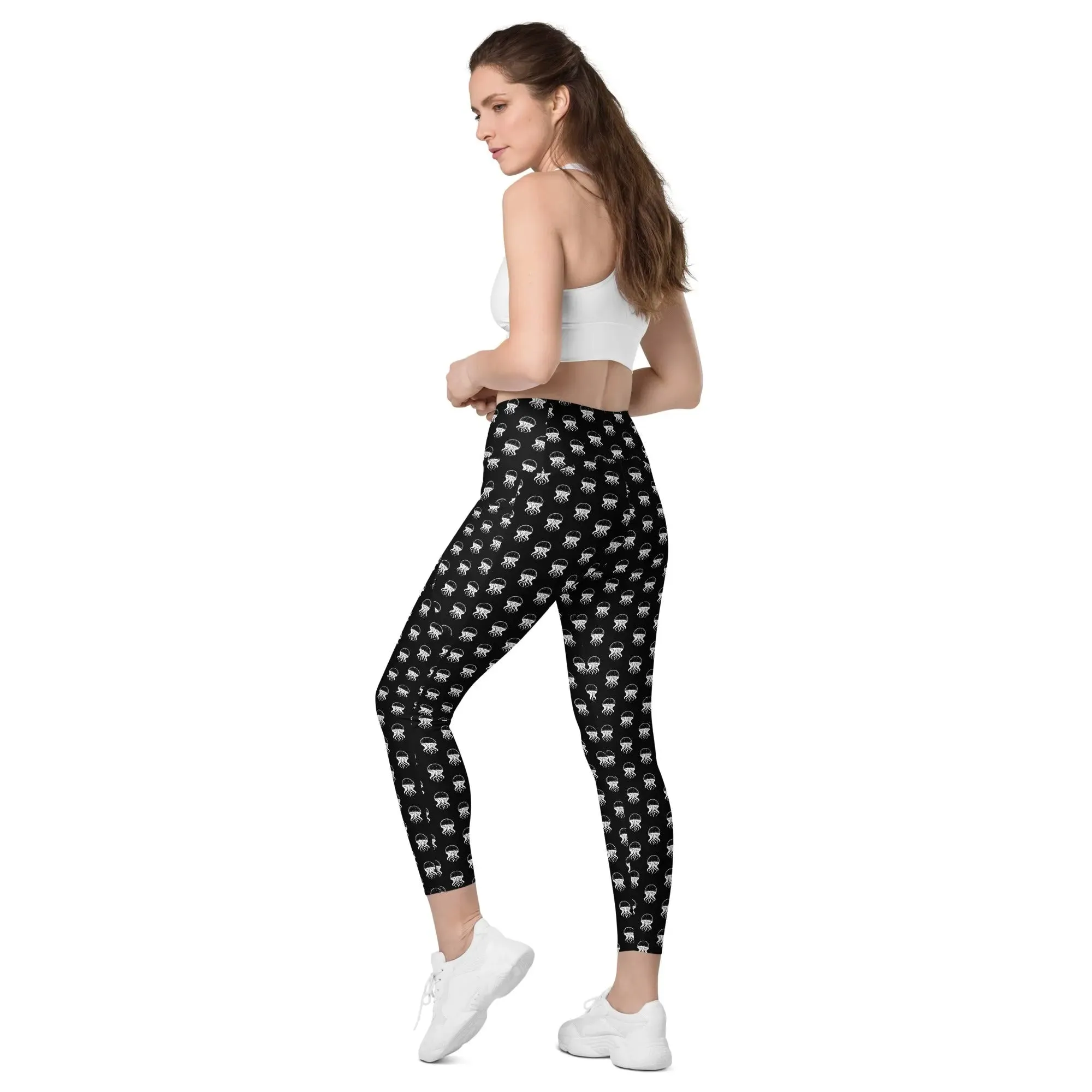 Leggings with Pockets Jellyfish Invaders