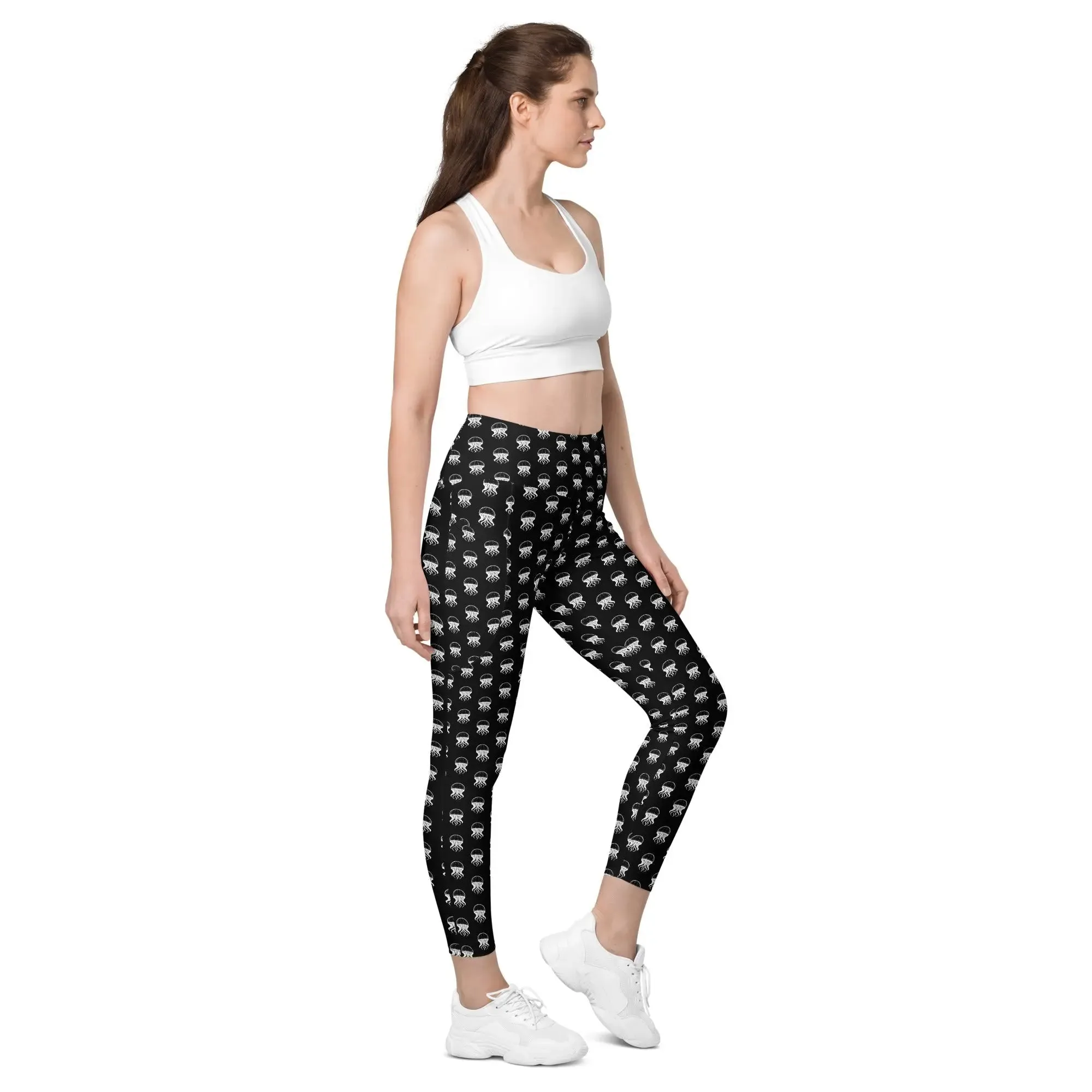 Leggings with Pockets Jellyfish Invaders
