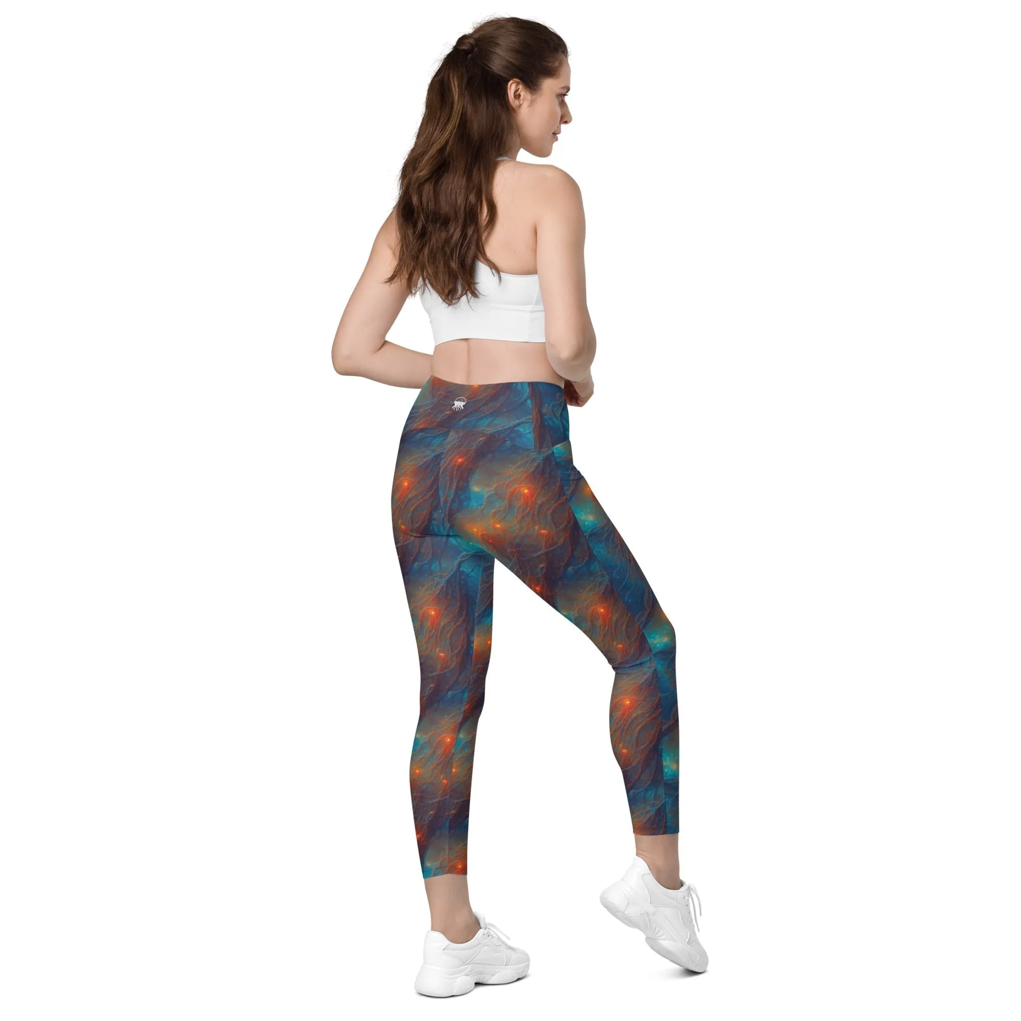 Leggings with Pockets Nebular Nexus