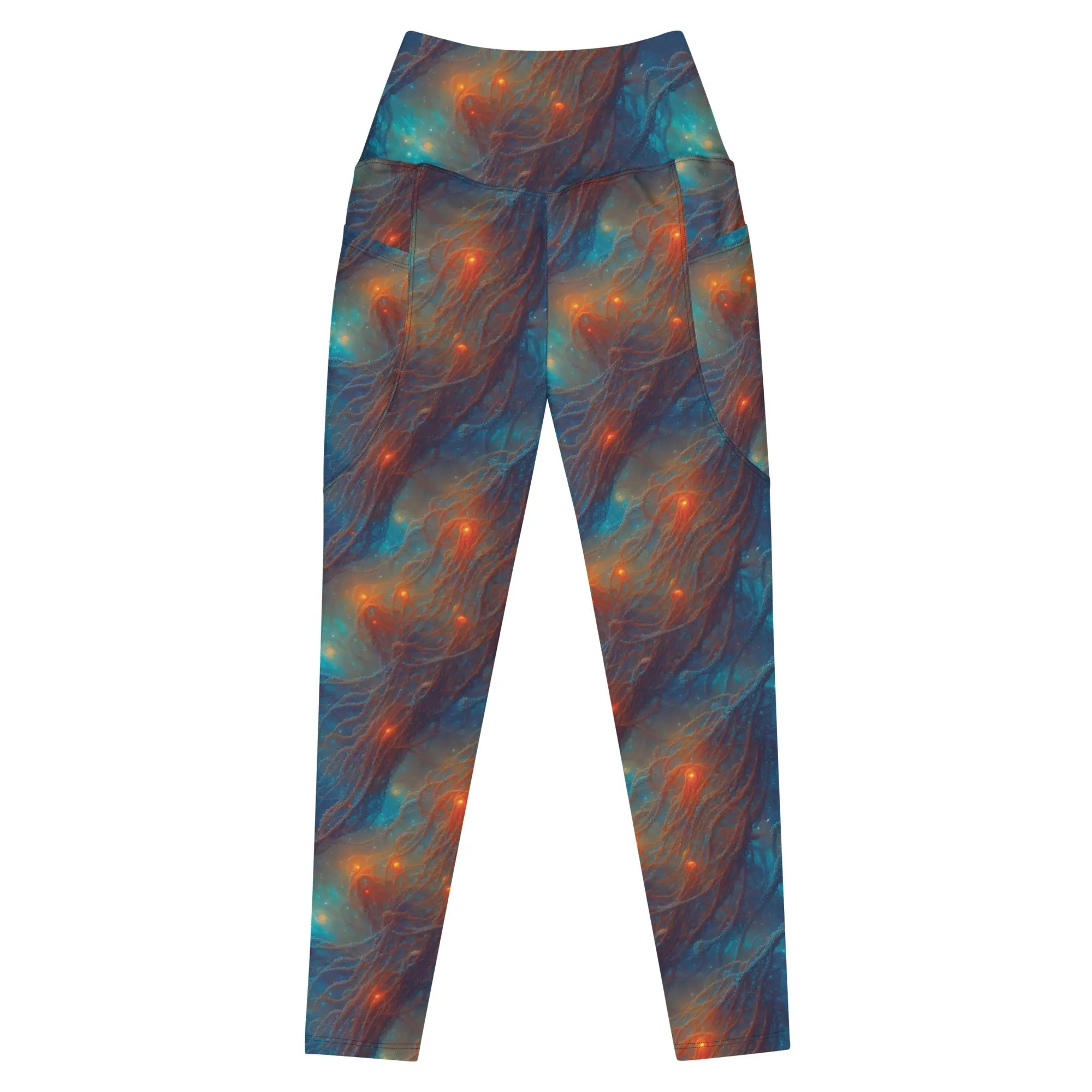 Leggings with Pockets Nebular Nexus