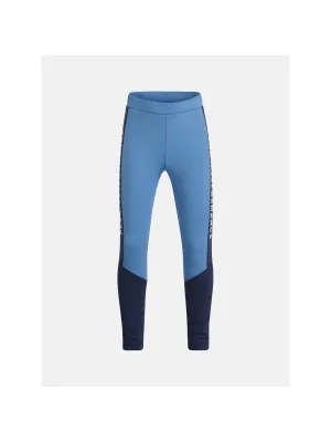 Legginsy termoaktywne dziecięce Peak Performance Jr Rider Pants niebieske