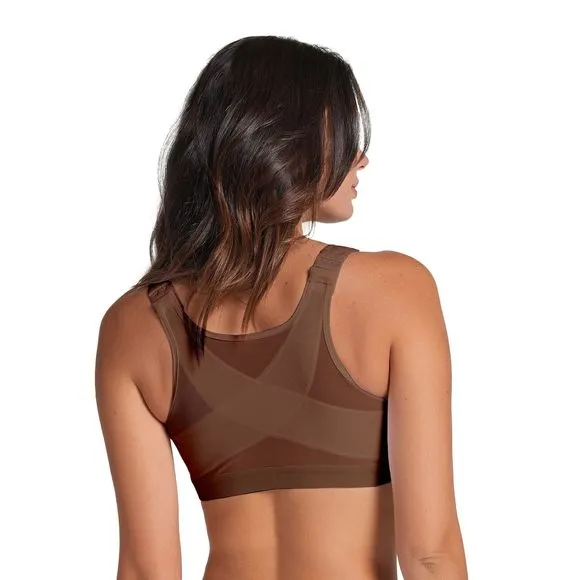 Leonisa Front Closure Posture Corrector Bra - Full Coverage Bras, Wireless Back