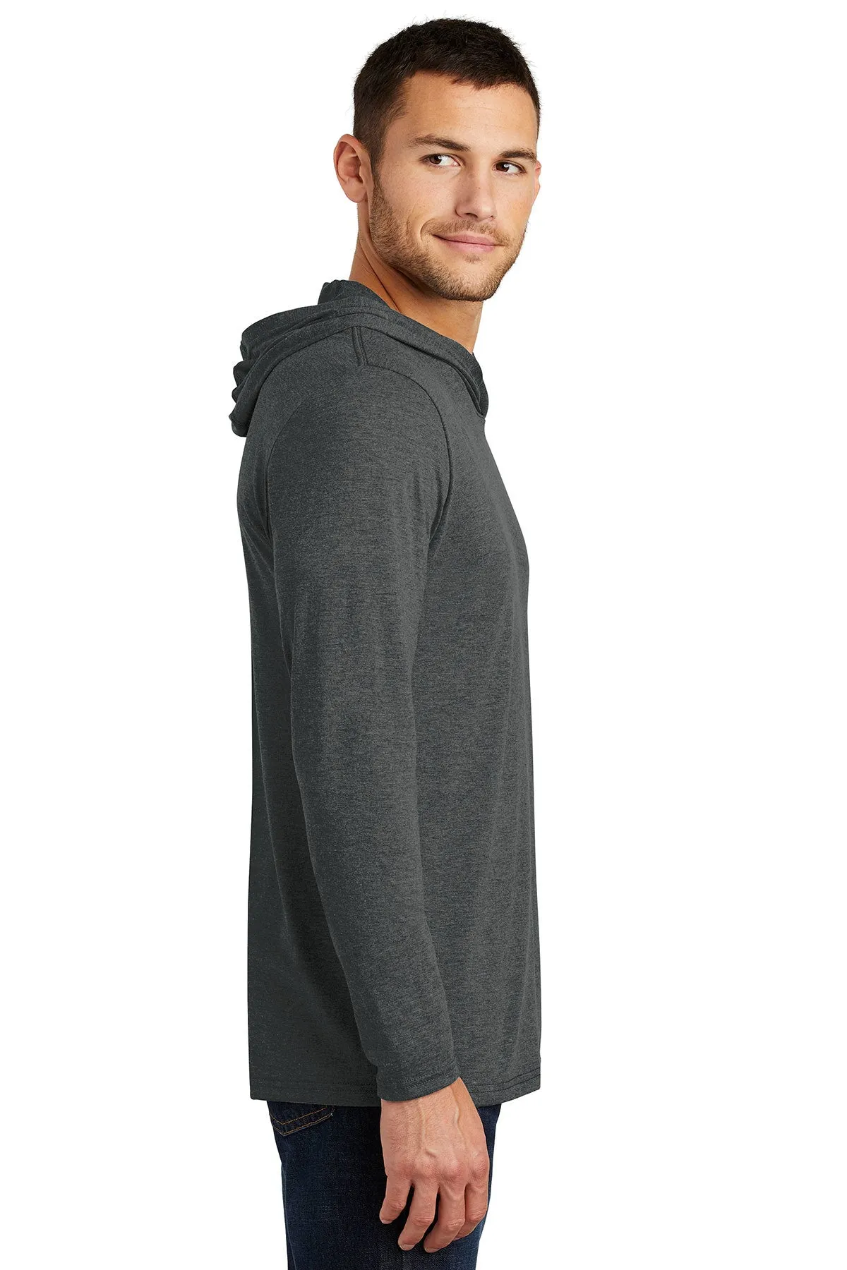 LIGHTWEIGHT - District Perfect Tri Long Sleeve Hoodie - DM139