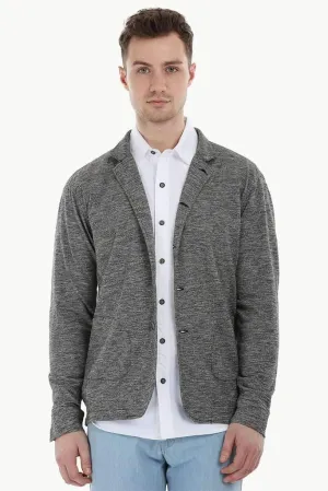 Lightweight Nehru Knit Jacket