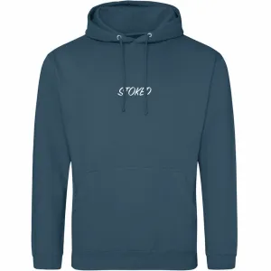Lightweight Script Hoodie Airforce Blue