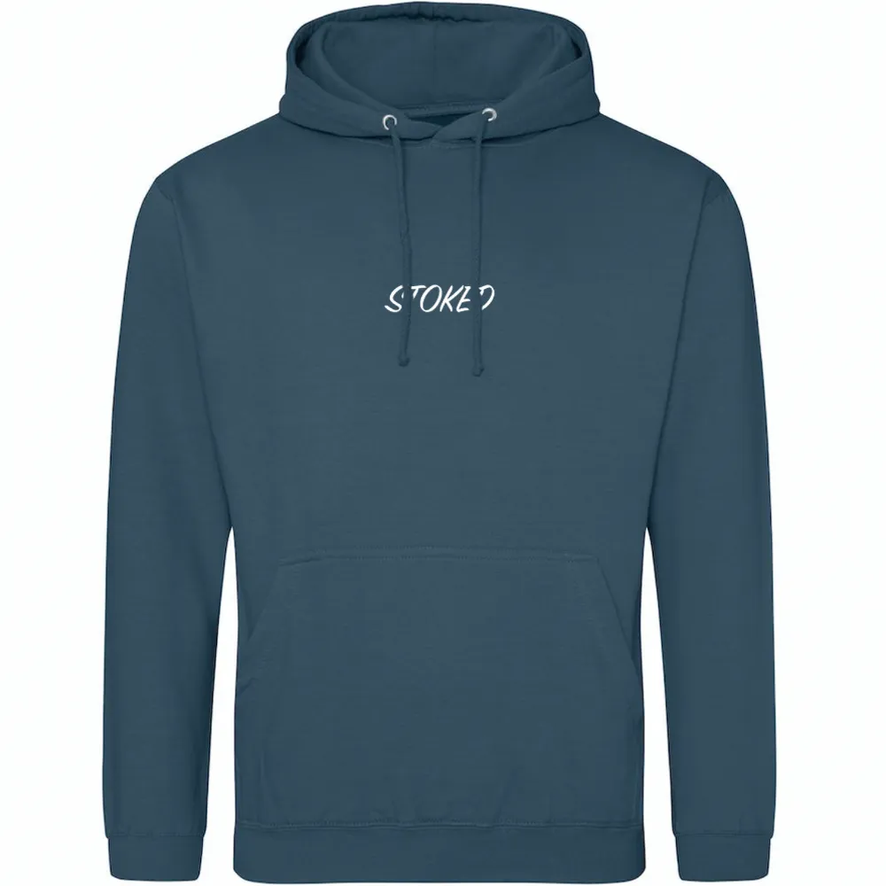 Lightweight Script Hoodie Airforce Blue