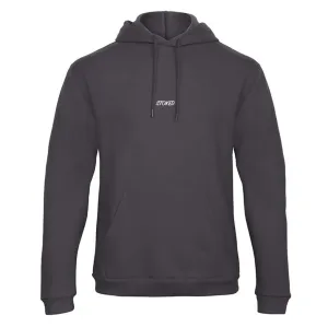 Lightweight Script Hoodie Antraciet