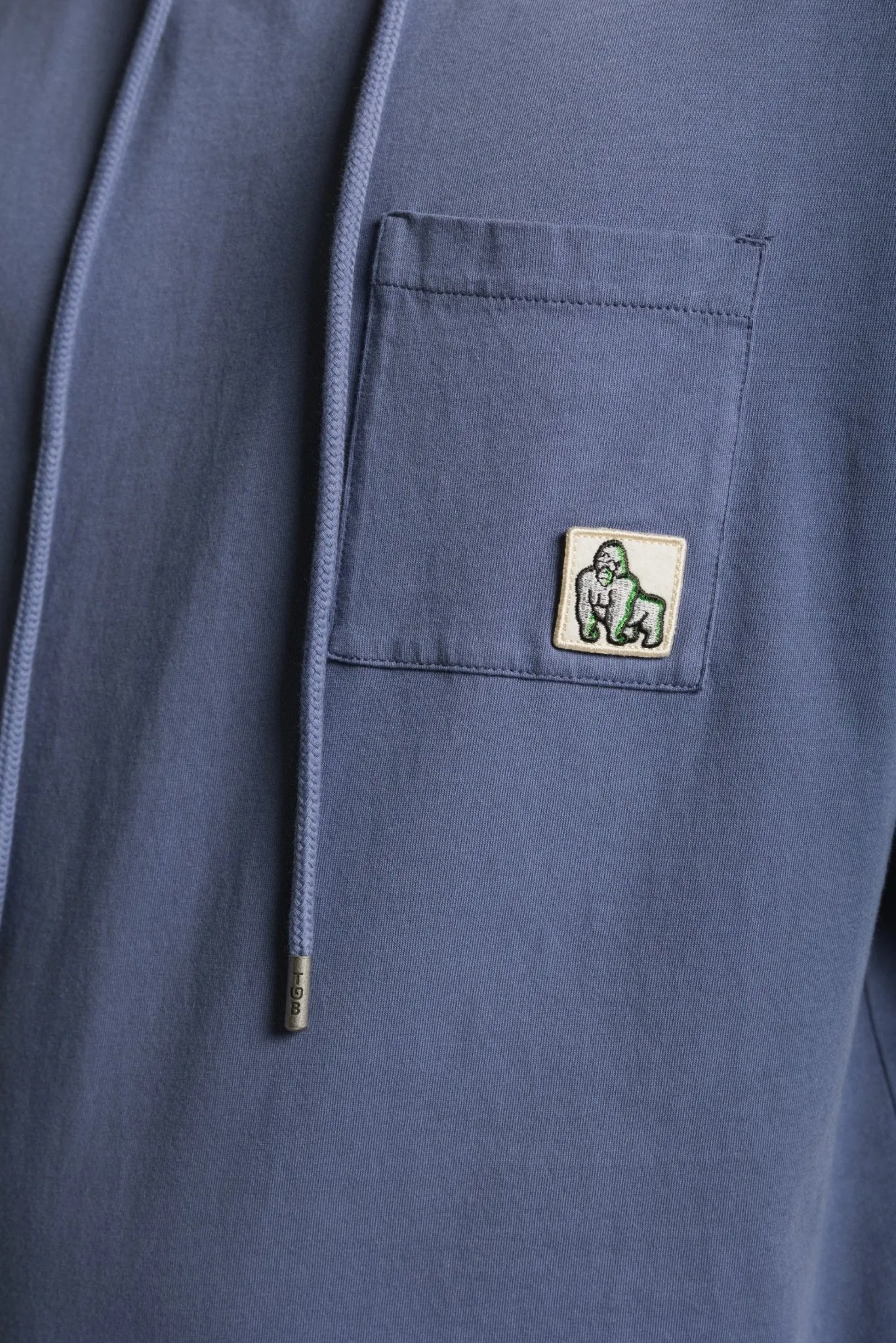 LIGHTWEIGHT SUMMER HOODY - INDIGO