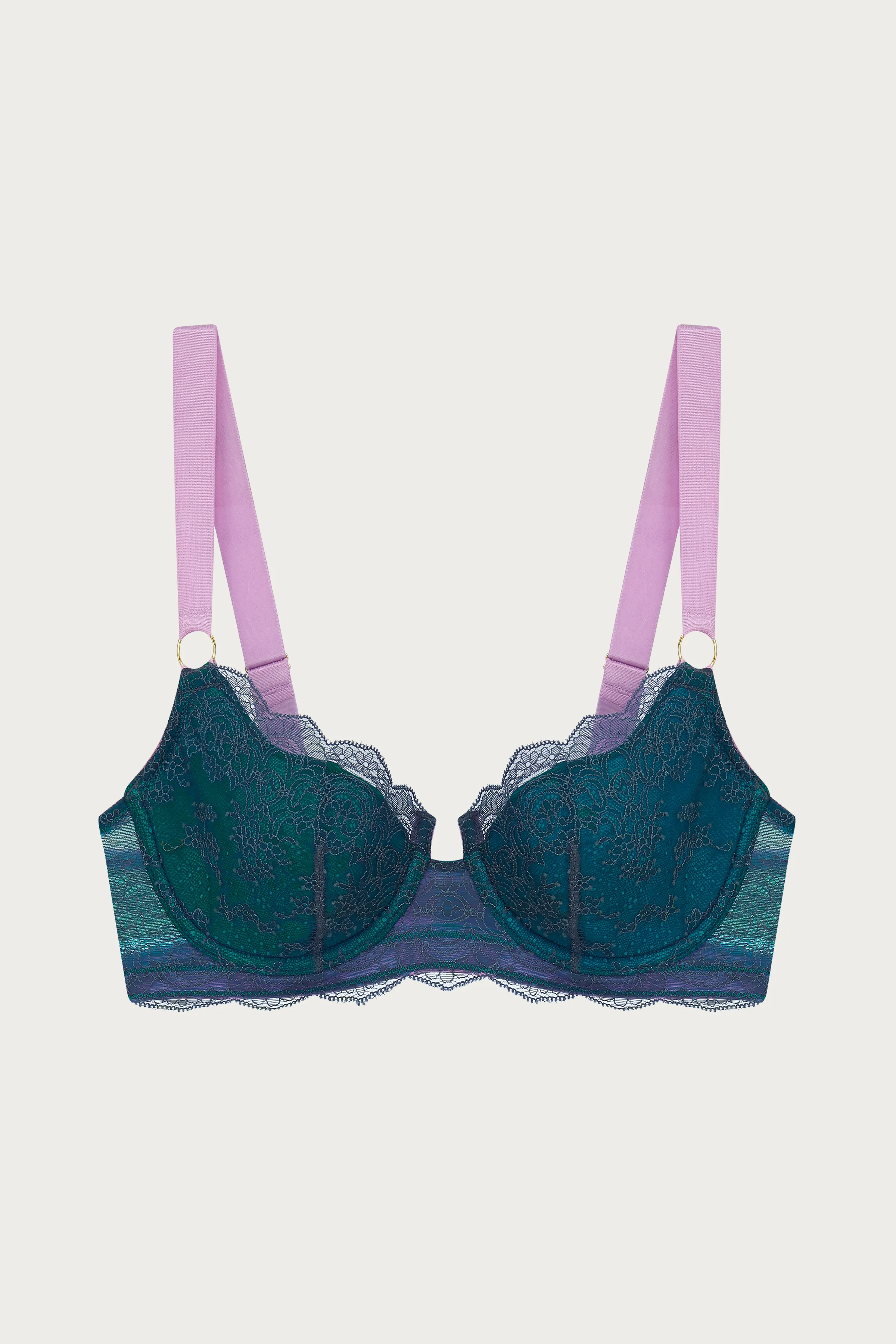 LILA LACE BALCONETTE BRA