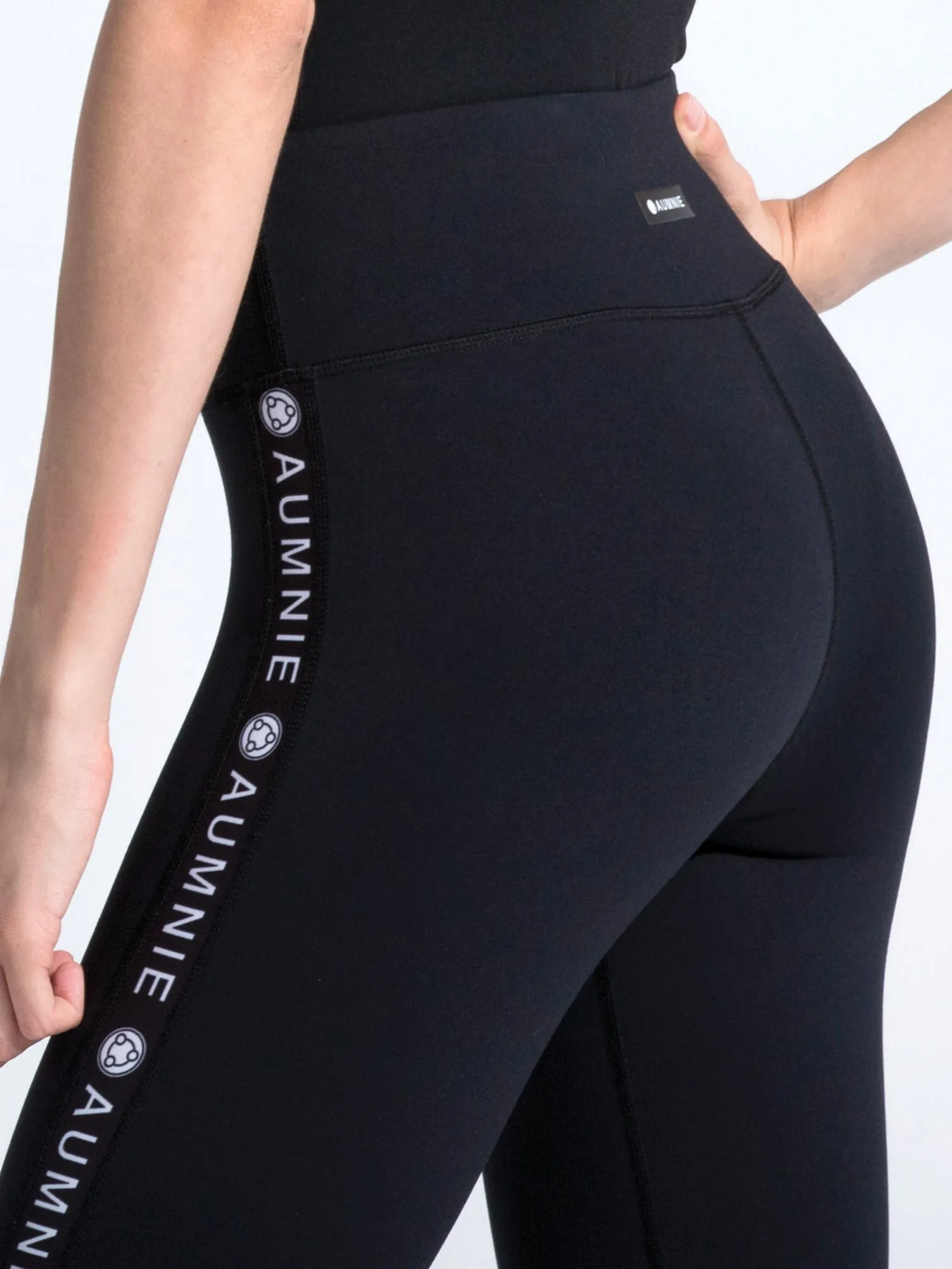 LOGO PANTS, BLACK