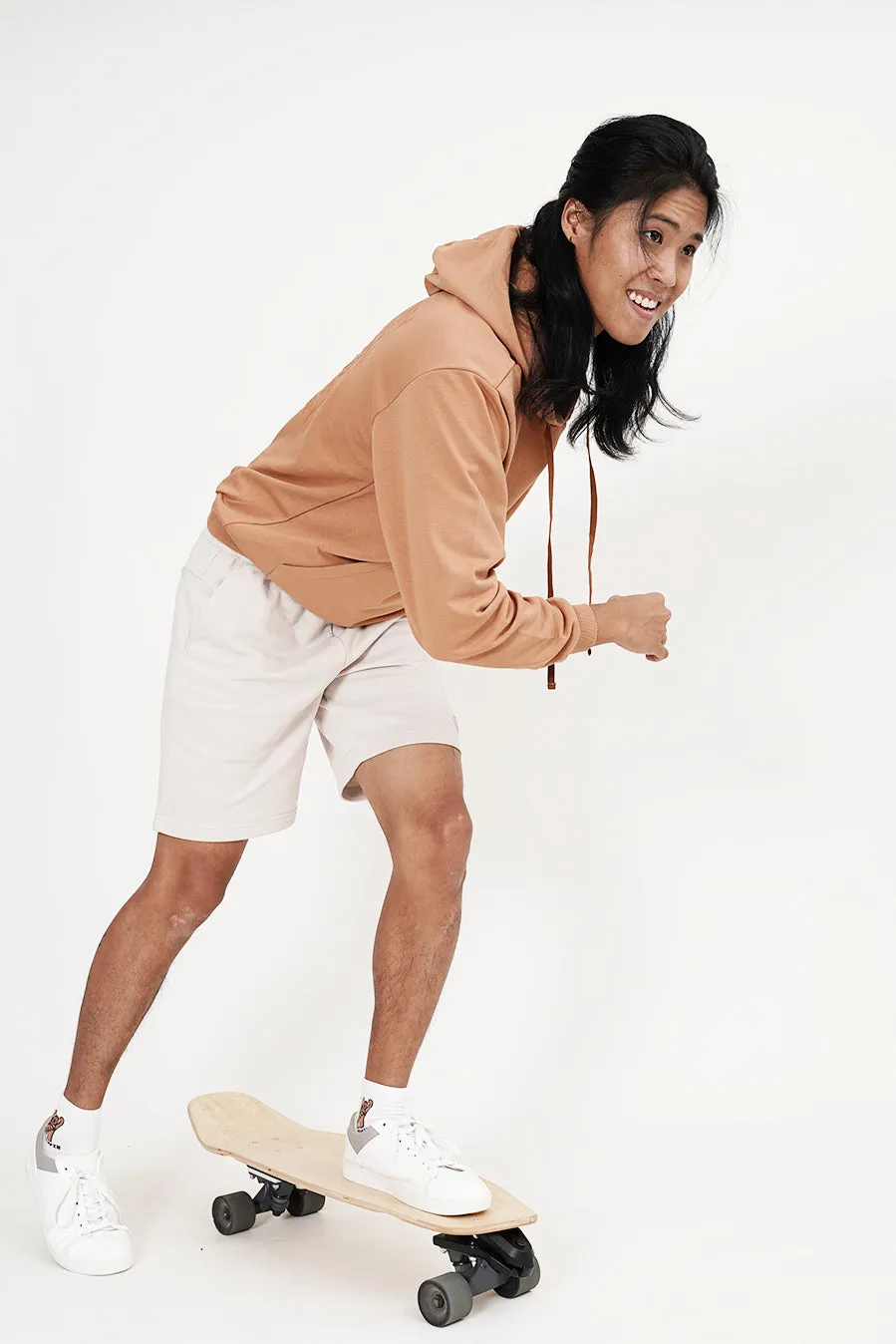 Lorne Long Sleeve Hoodies (Brown)