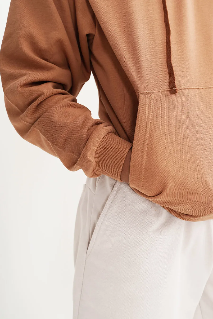 Lorne Long Sleeve Hoodies (Brown)