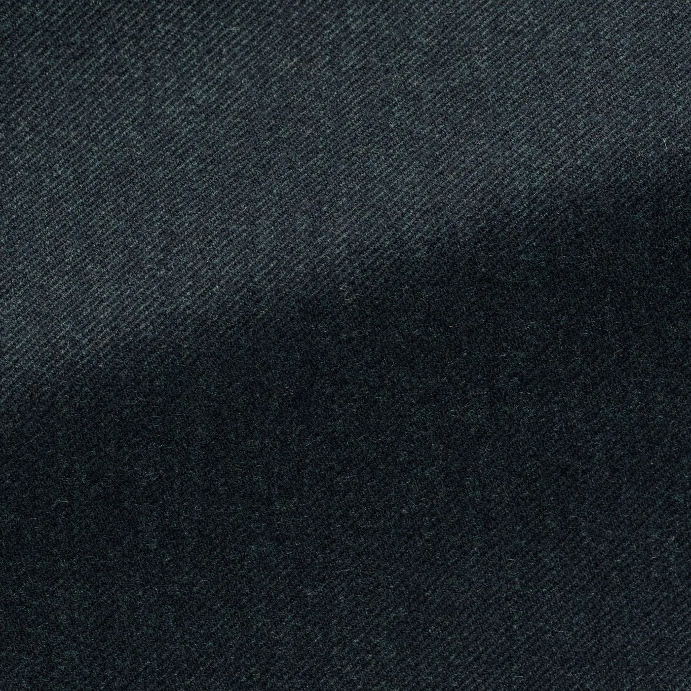 Loro Piana Dark Bottle Green Merino Wool Stretch Flannel