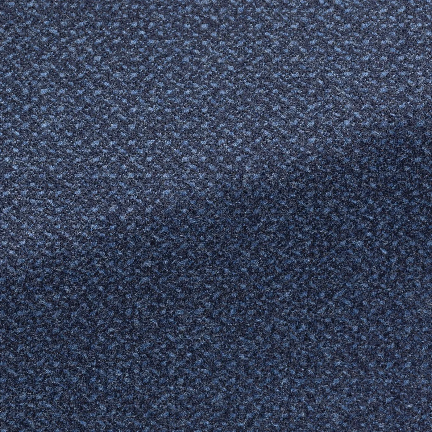Loro Piana Jersely Dark Blue Merino Wool Stretch with Micro Dots
