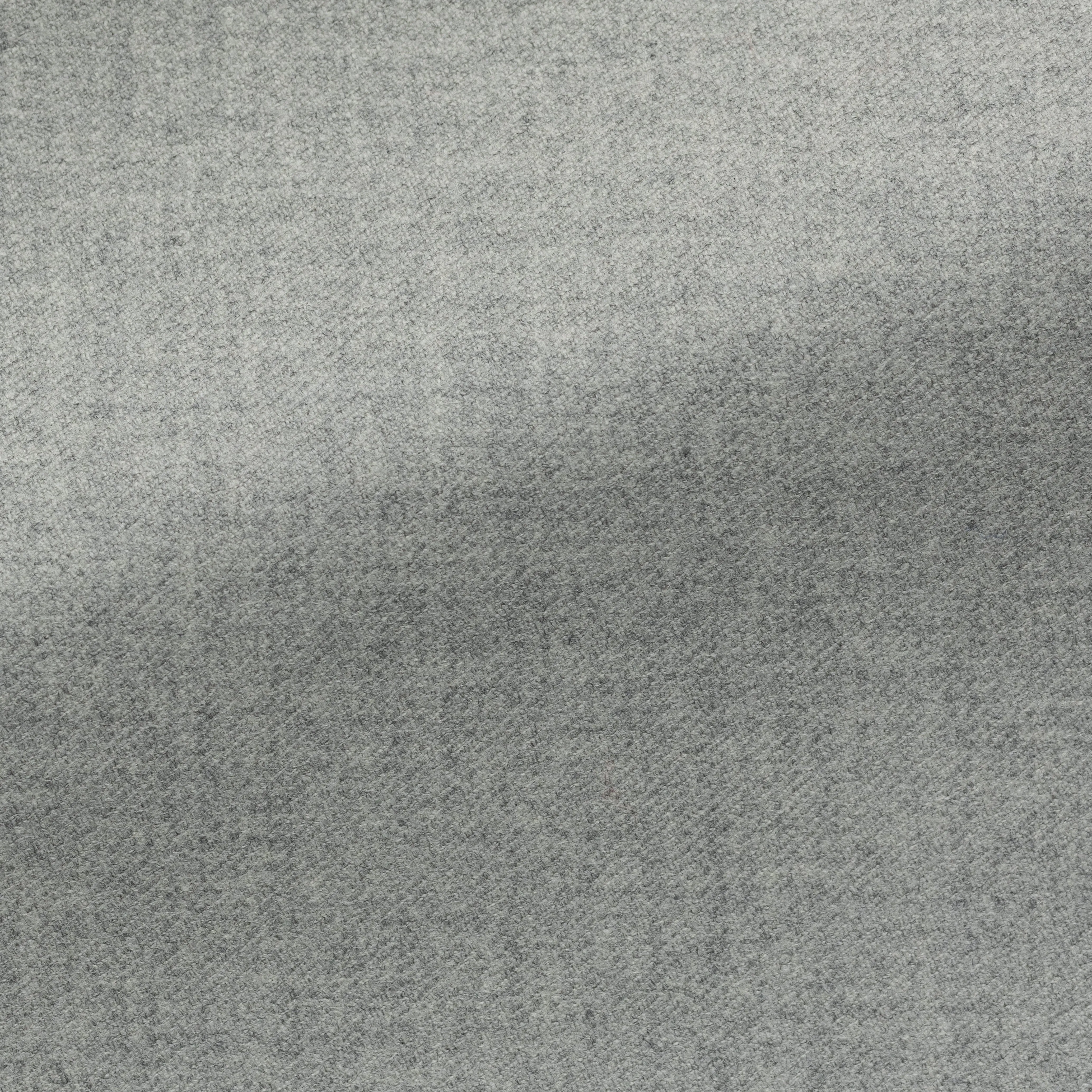Loro Piana Light Grey Merino Wool Stretch Flannel