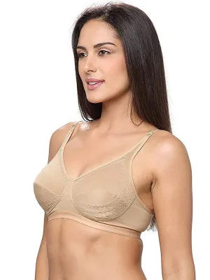 Lovable Skin Non Padded Non Wired Full Coverage Bra CES-218-Skin