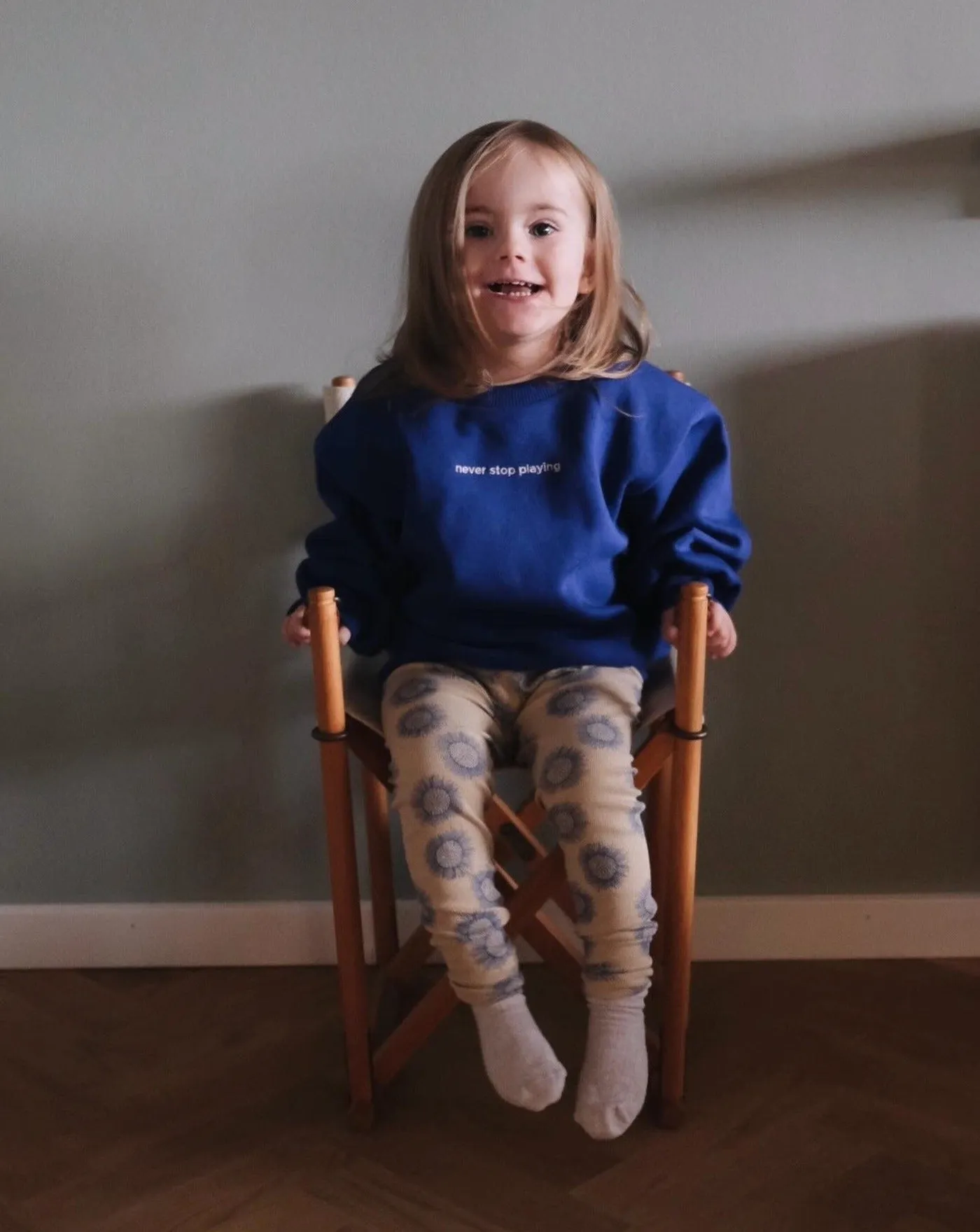 Lucky printed leggings / Klein Blue