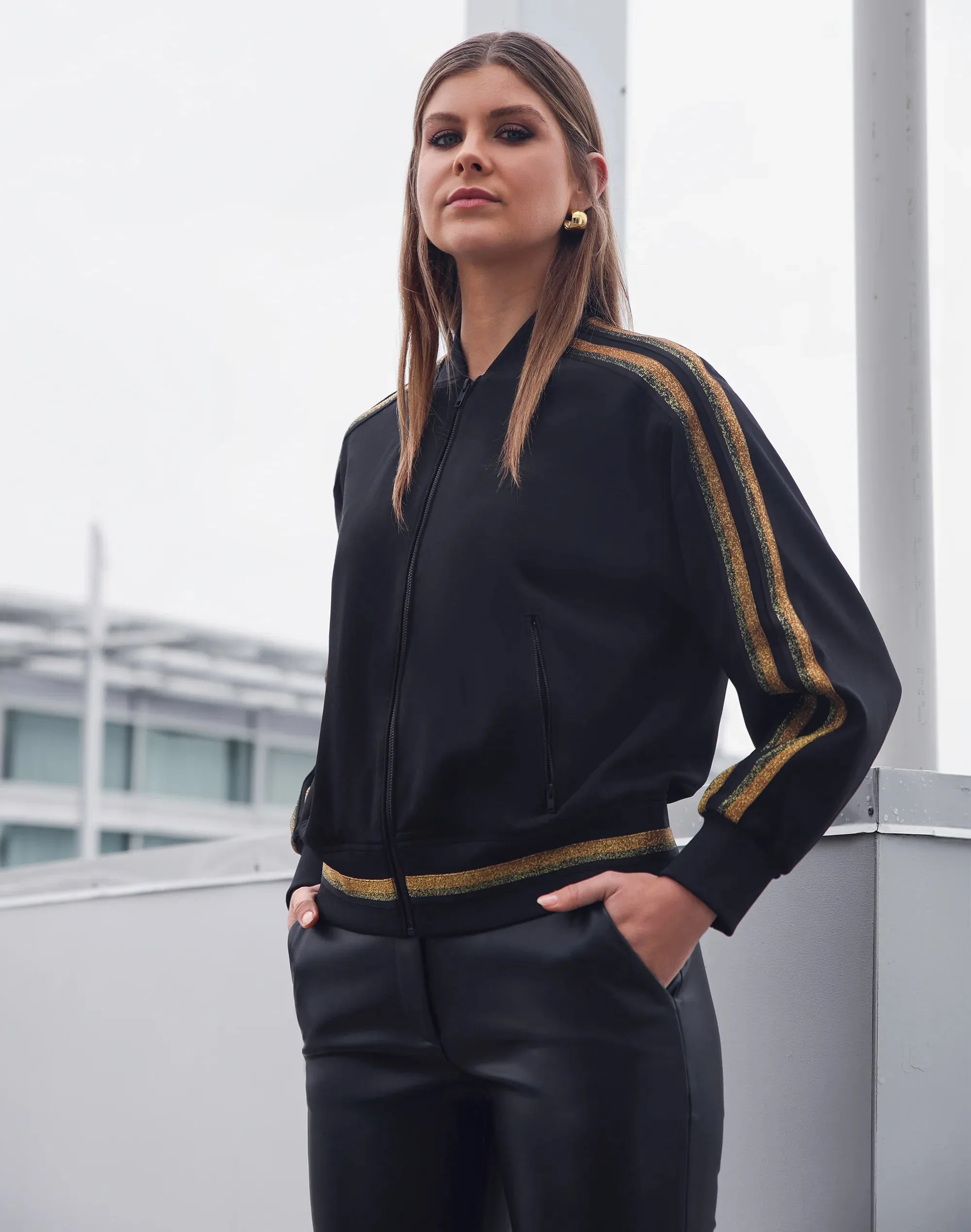 Luxe Bomber - Black