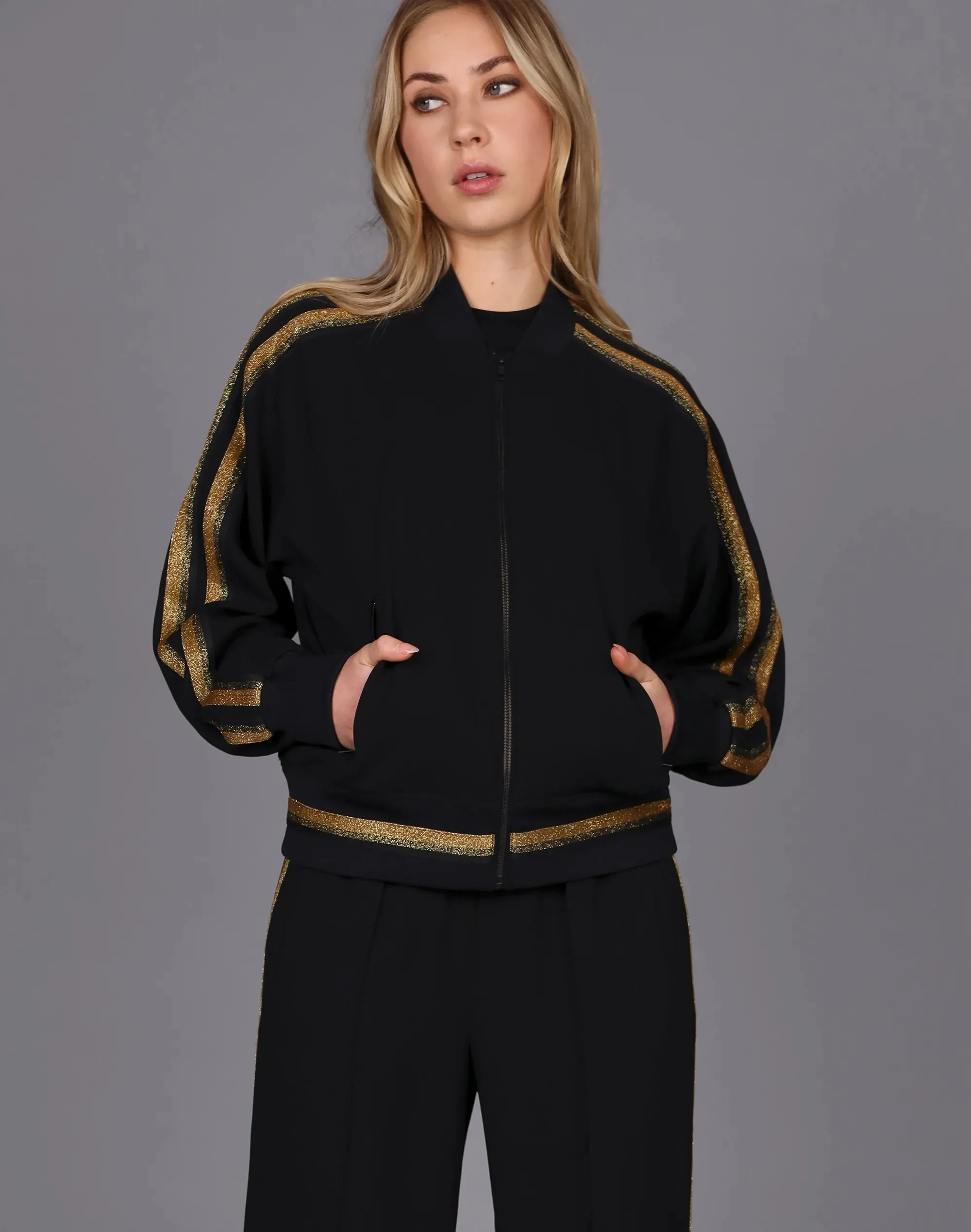 Luxe Bomber - Black