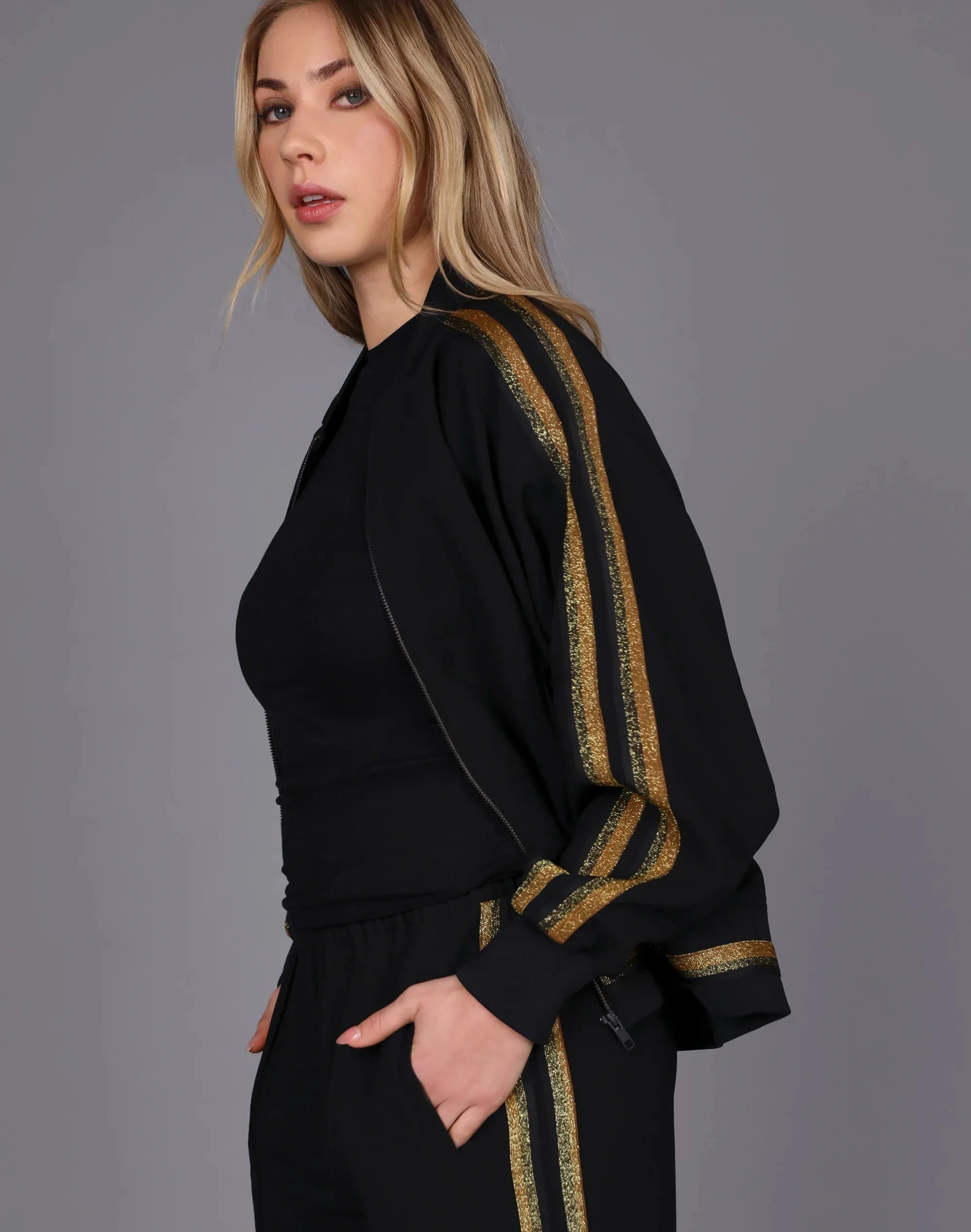 Luxe Bomber - Black