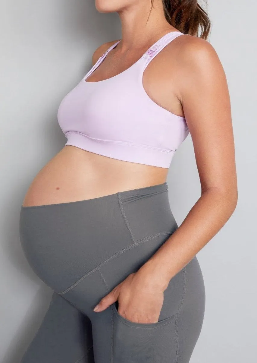 Luxe Maternity & Postnatal Leggings - Soft Grey