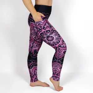 Magenta Mandala Leggings