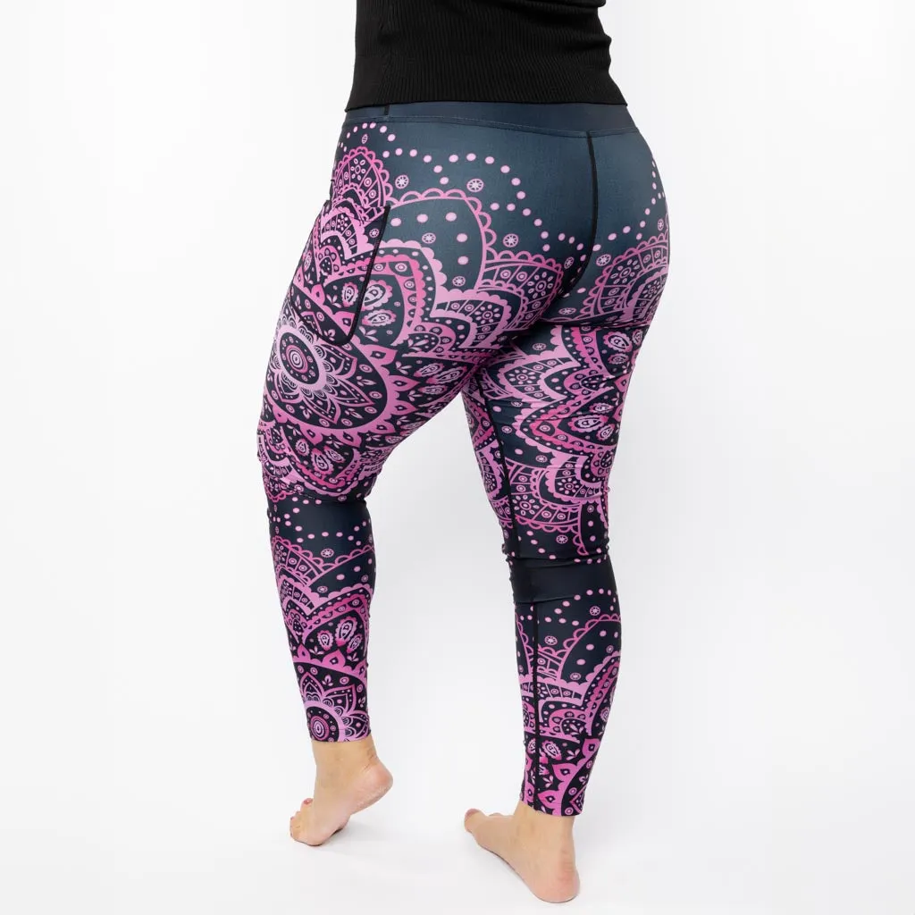 Magenta Mandala Leggings