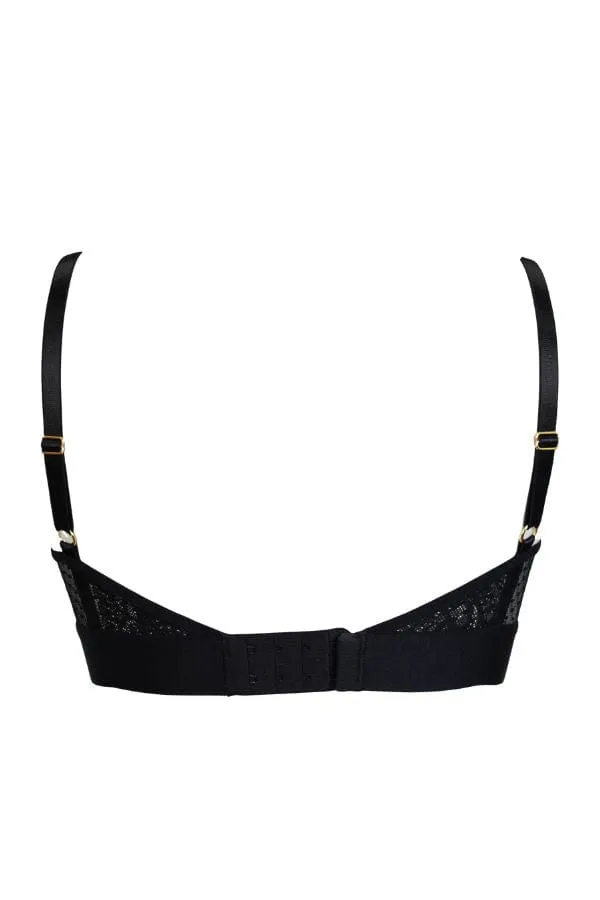 Maggie Lace Bralette - Black