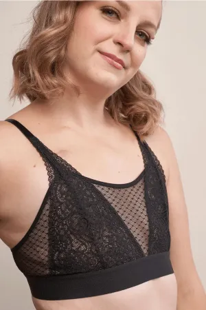 Maggie Lace Bralette - Black