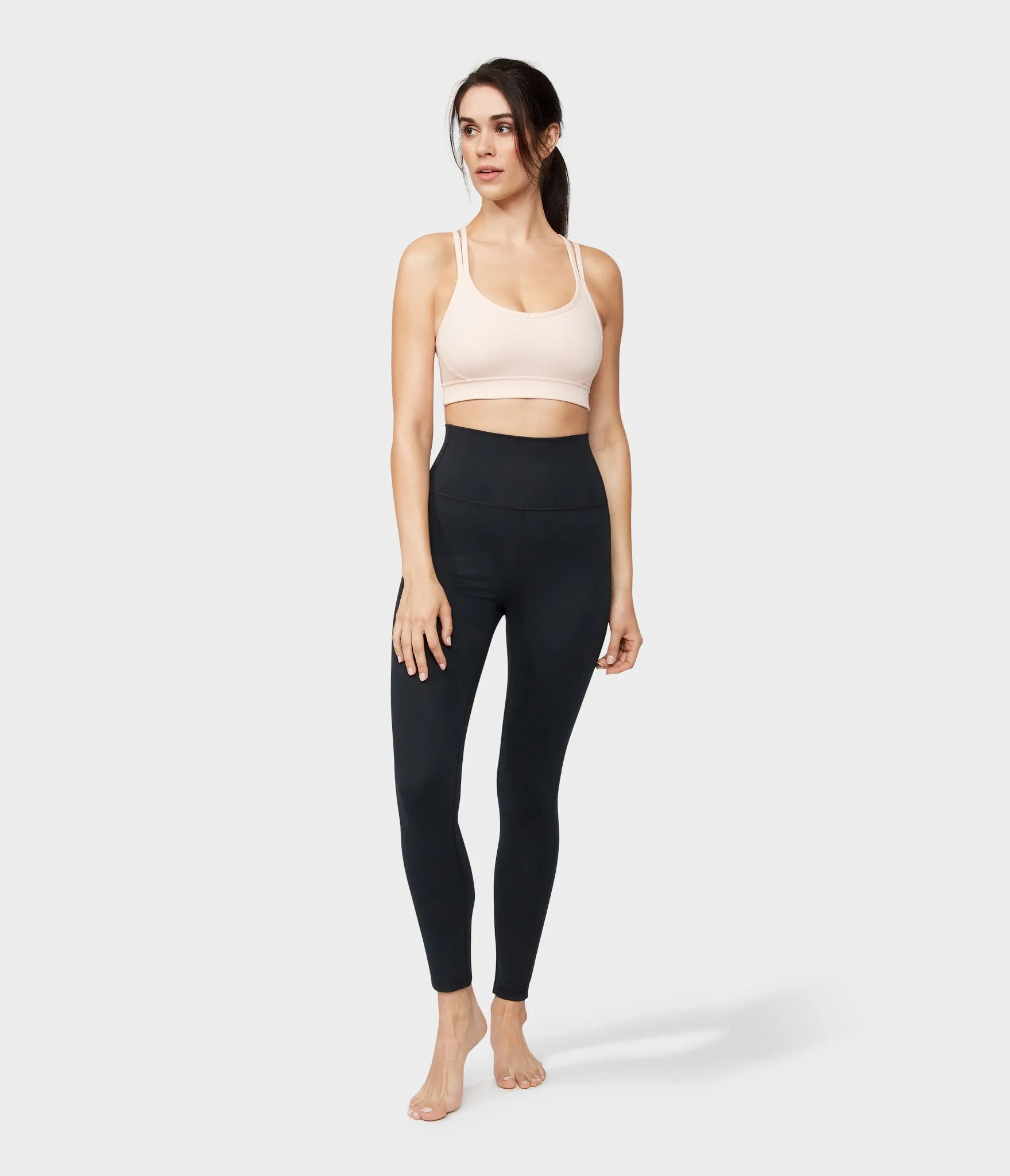 Manduka Apparel - Women's Cross Strap Bra 01 - Blush