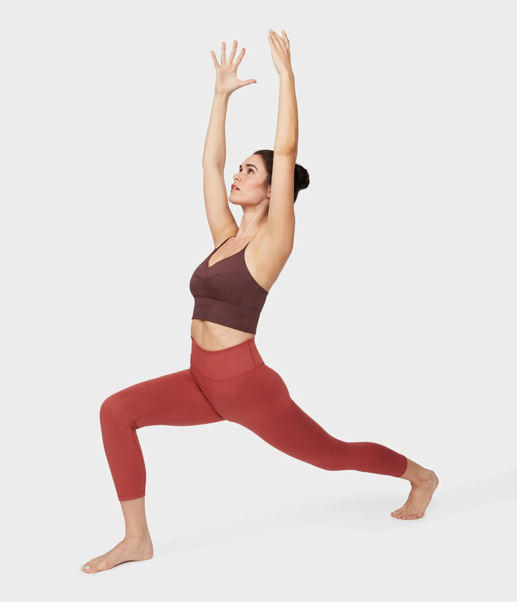 Manduka Apparel - Women's Darted Bra - Dark Chestnut