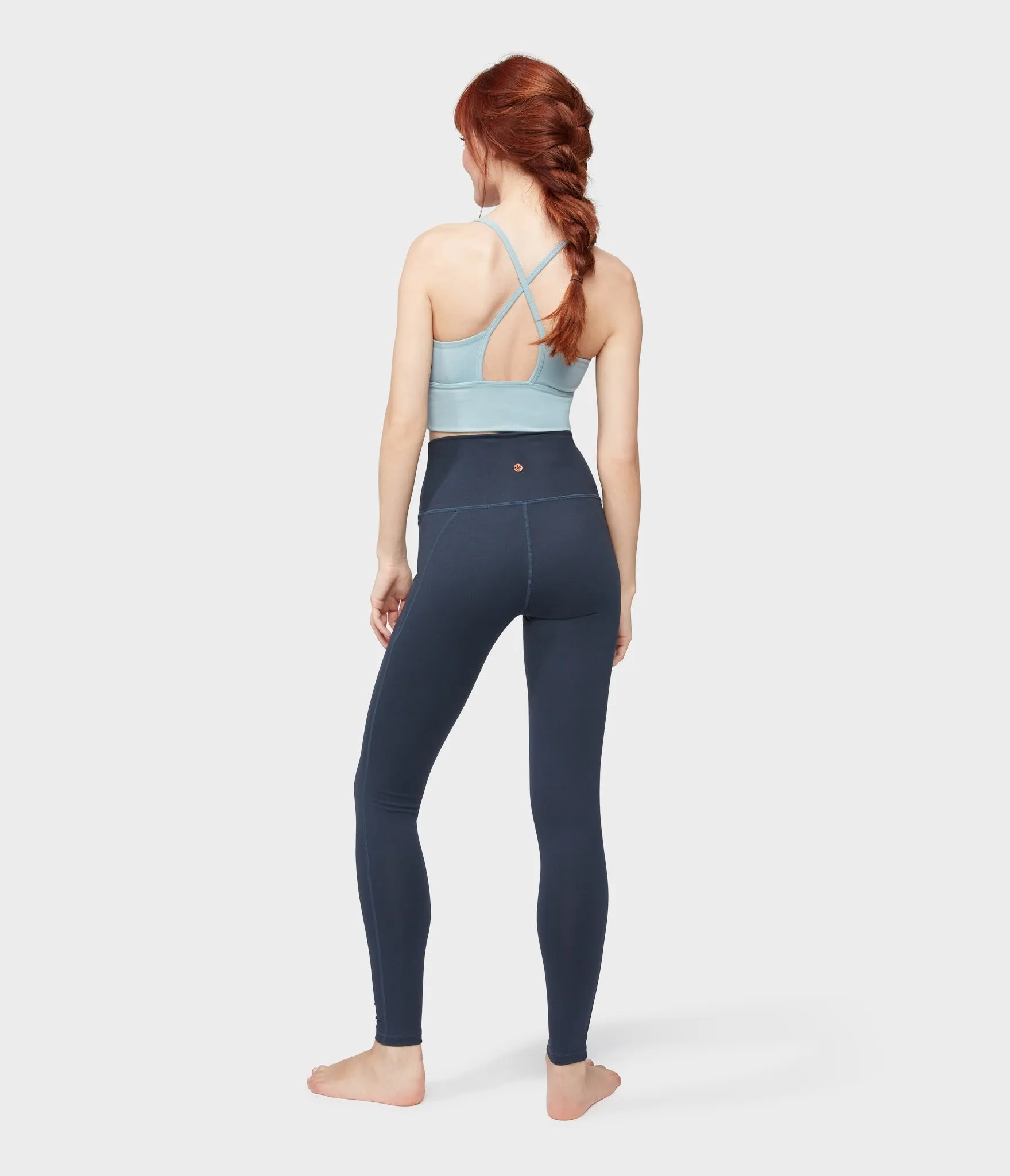 Manduka Apparel - Women's Darted Bra - Stone Blue