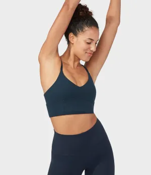 Manduka Apparel - Women's Essence Bra - Dark Sapphire