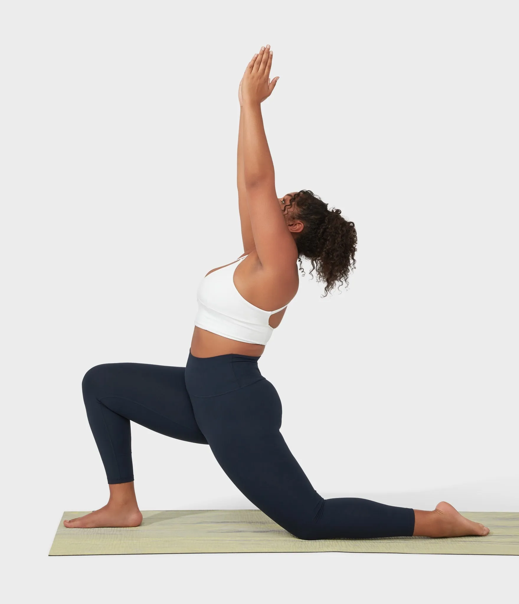 Manduka Apparel - Women's Foundation Legging - High Rise 7/8 W/Media Pocket - Navy