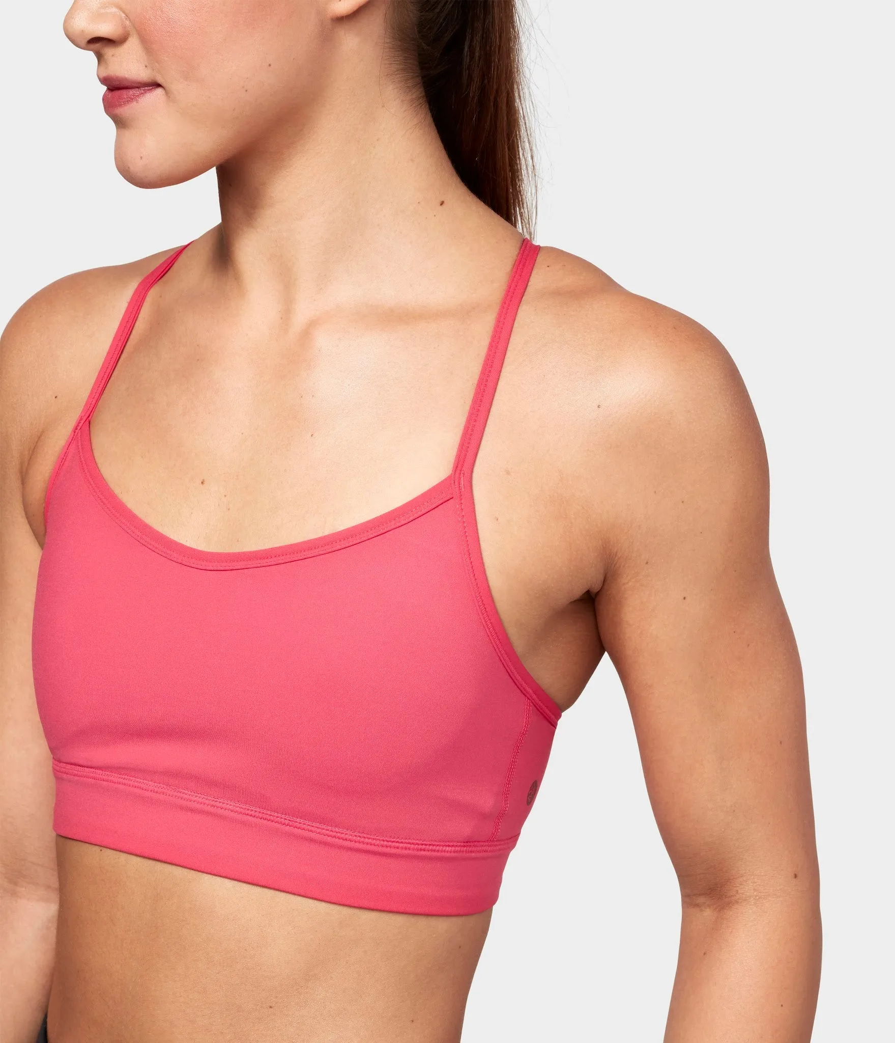 Manduka Apparel - Women's Solite Strappy Bra - Grape Fruit